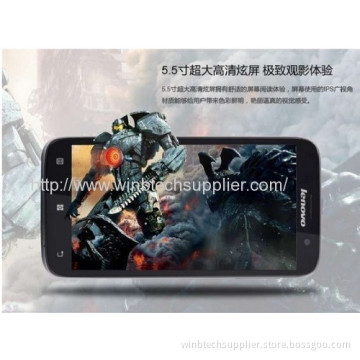 Support Multi -language Lenovo A850 Phone Mt6582 Quad Core Phone Ips 5.5 Inch Android 4.2 1gb 4gb Gps 3g Smart Phone 